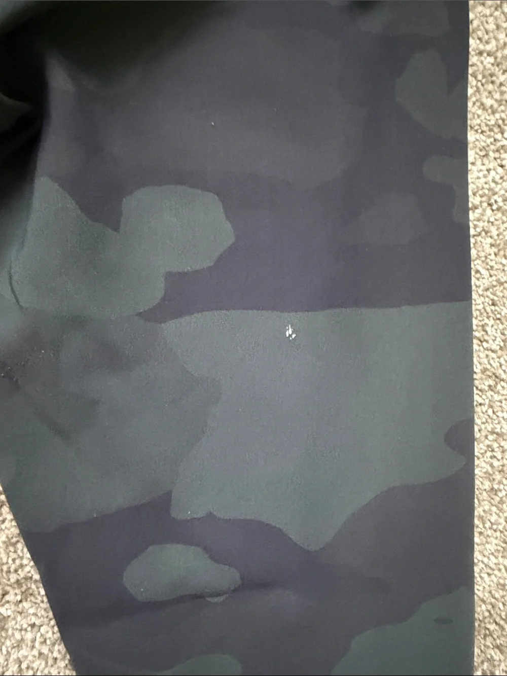 ALO Yoga Leggings — Burgundy & Green Camo Trio